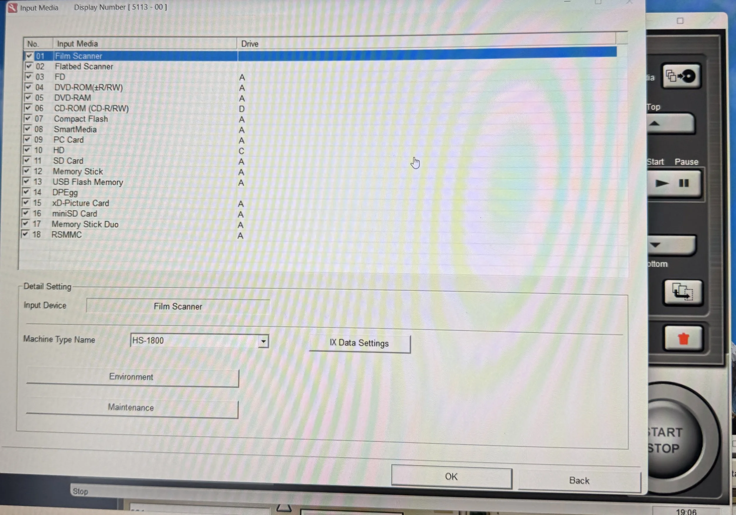 Using EZ Controller on Noritsu HS-1800 For Scanning Only (No