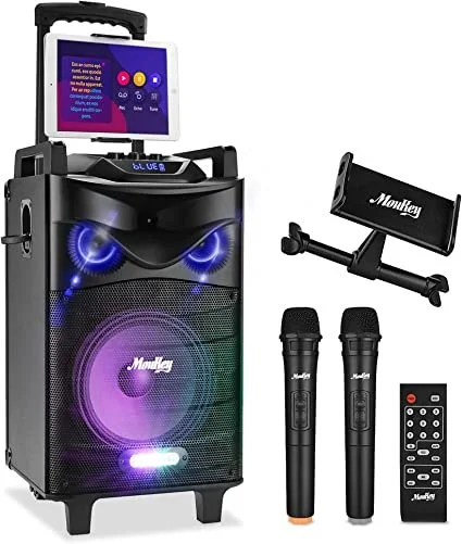 Moukey karaoke machines.