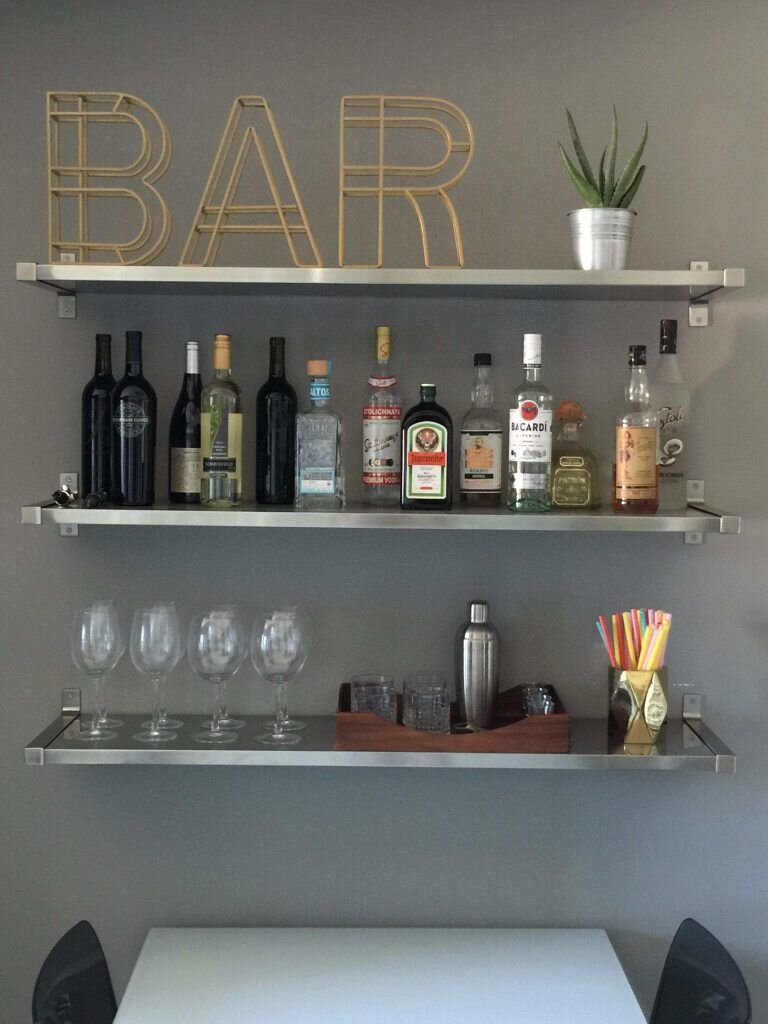 30 Simple Home Bar Ideas on a Budget - Home Bars for Small Spaces