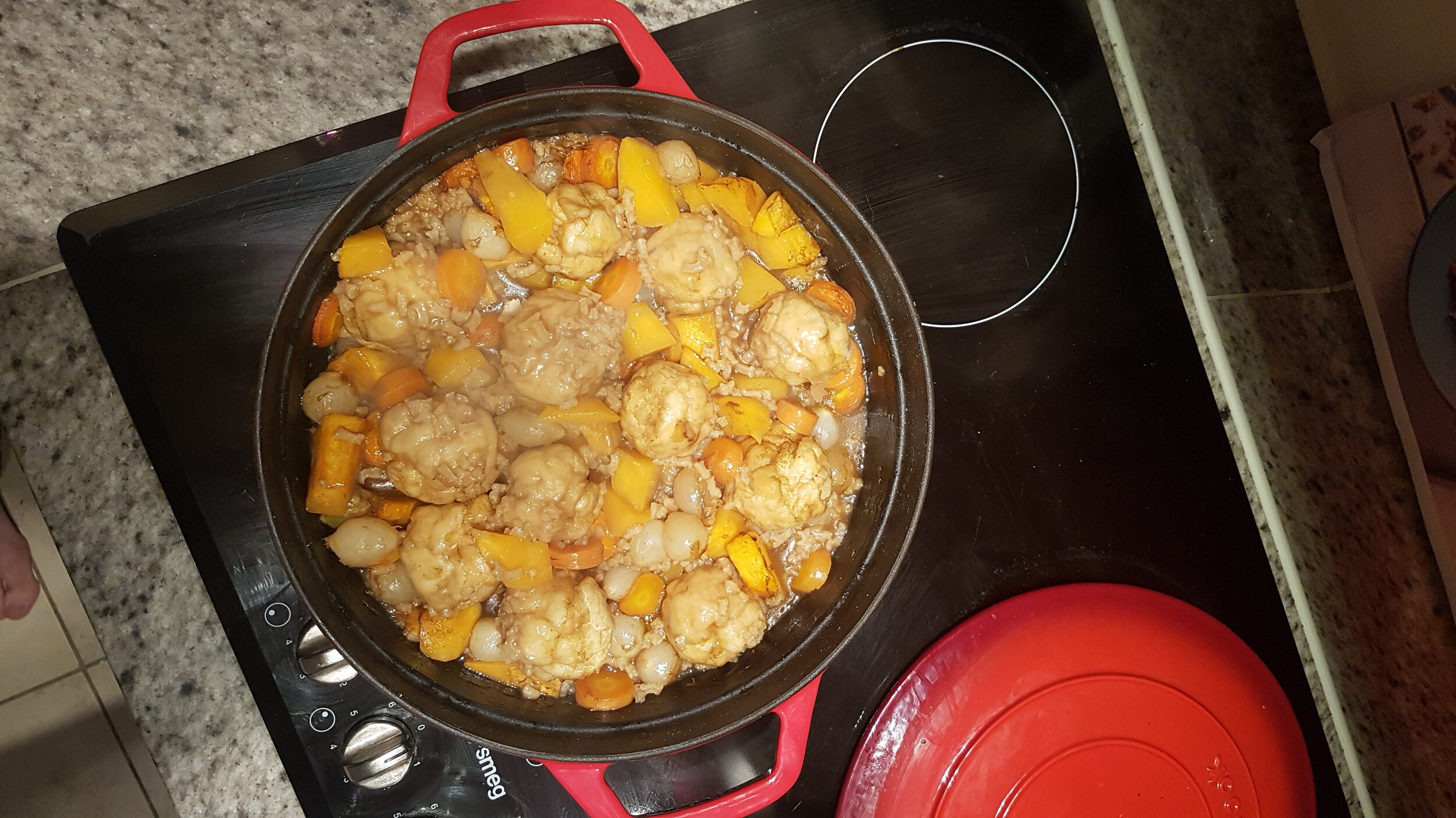 Burns night stew and dumplings - Jamie Oliver Vegetarian recipe