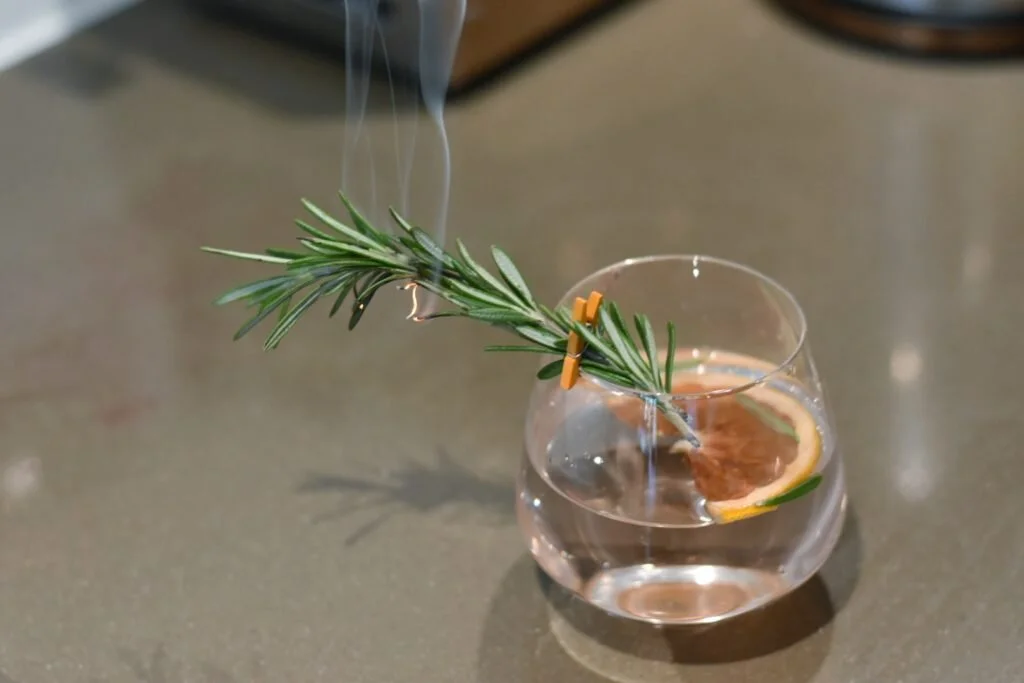 Smoked rosemary
