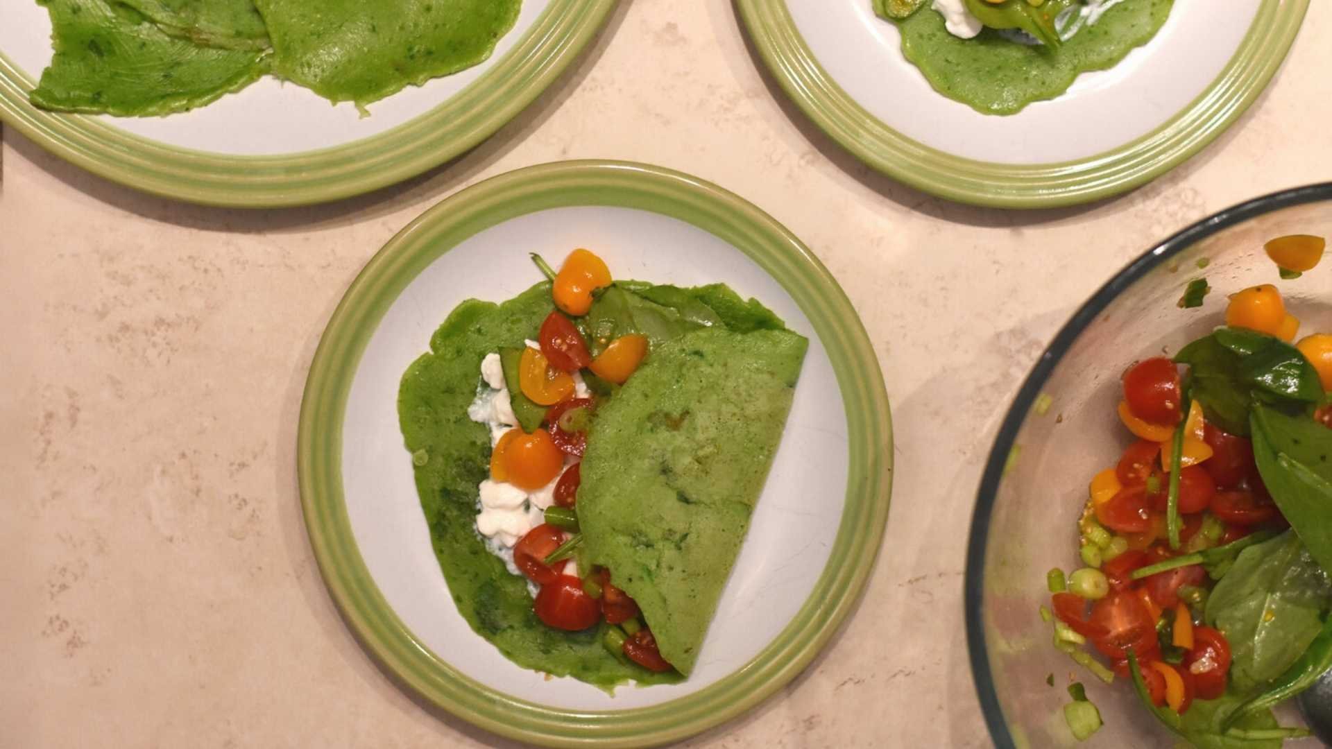 Jamie Oliver Super Spinach Pancakes Recipe