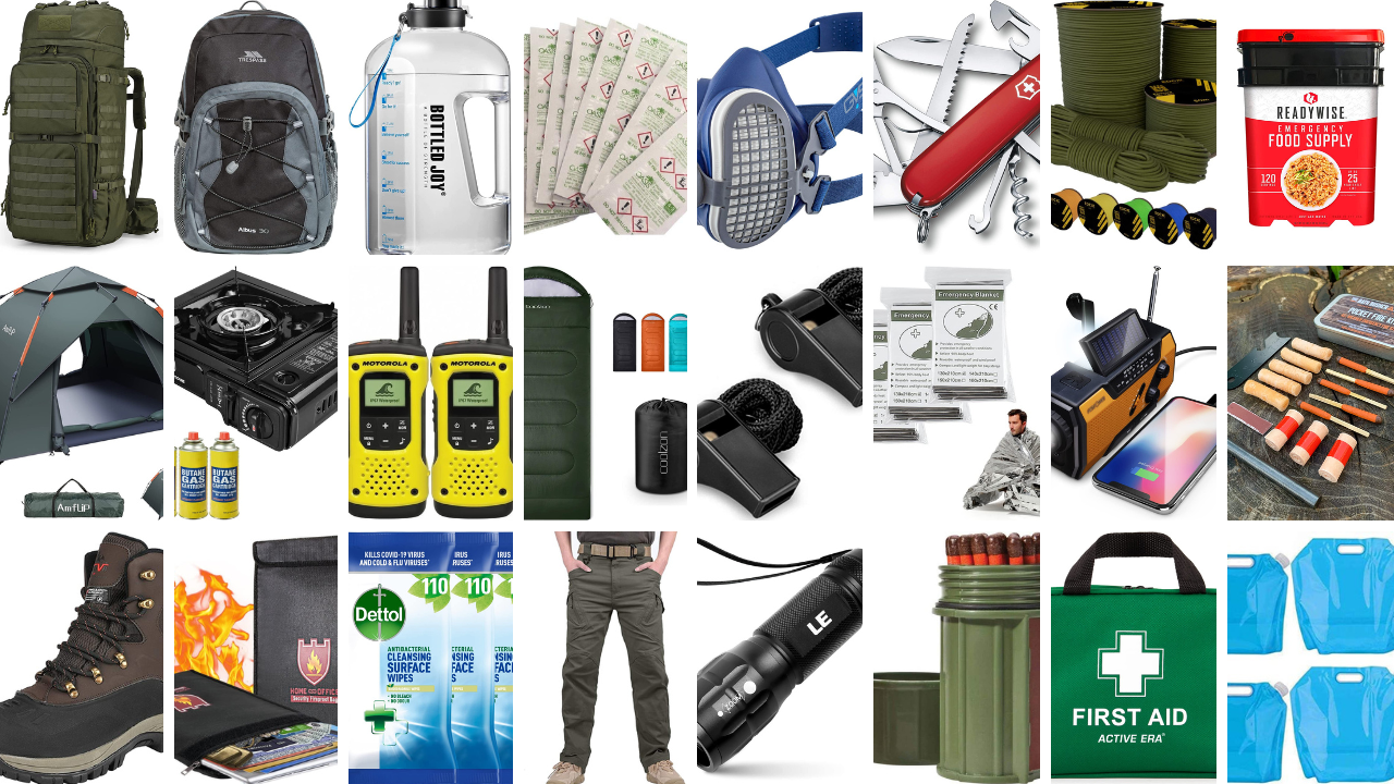 31 Items To Survive Any Emergency  Bug Out Bag / Survival Kit Preparation  — Smartblend