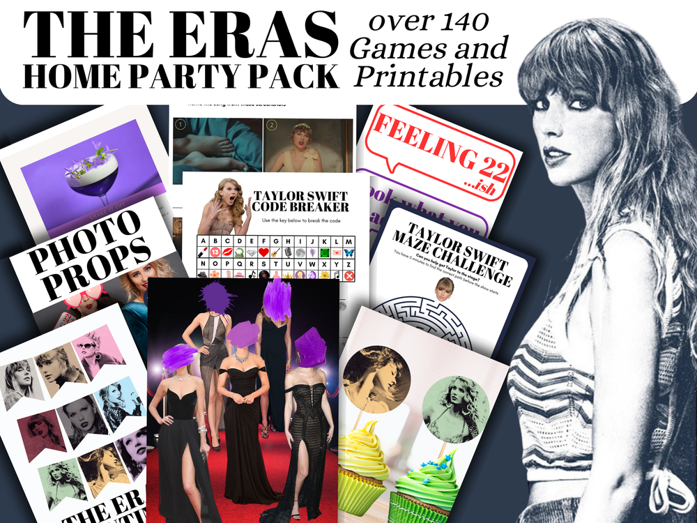 Printable Taylor Swift Eras Banners Set of 3 Digital Download Eras Party  Decor TS Eras Swifties Taylor Swift 