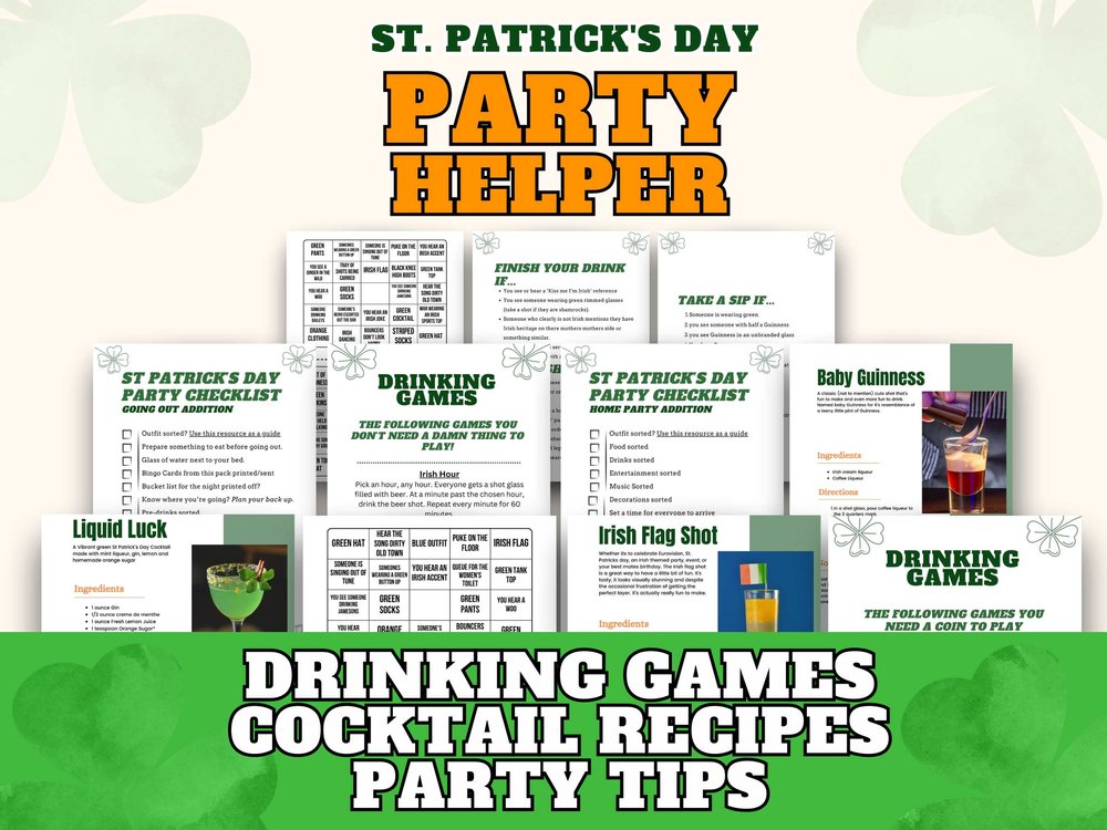 St Patricks Day party pack banner