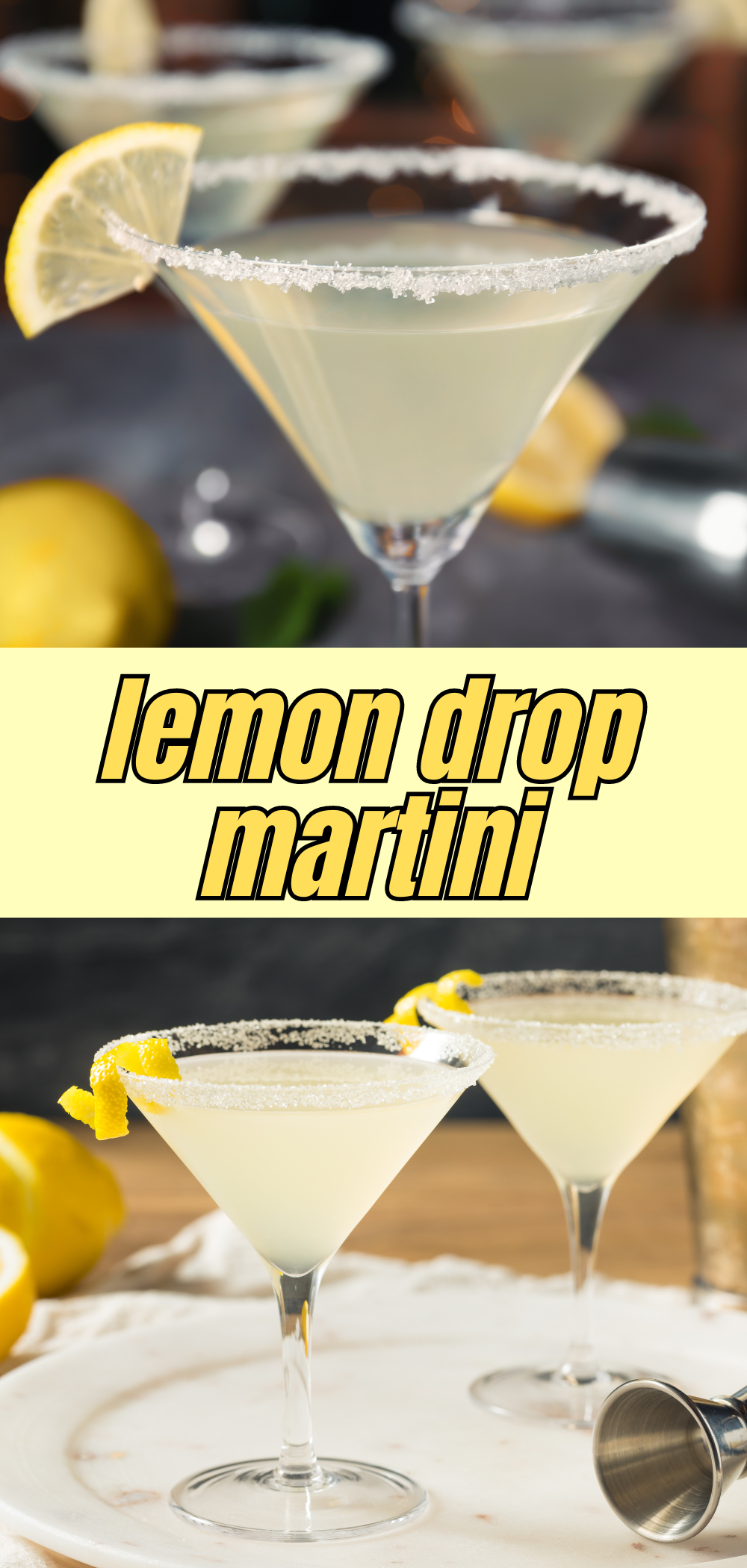 Lemon Drop Cocktails - Whipped It Up