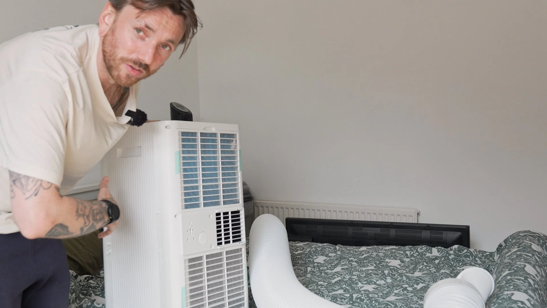 moving around a portable air conditioning unit