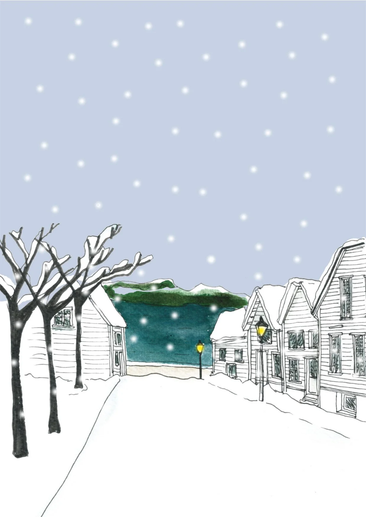 La féerie de la neige