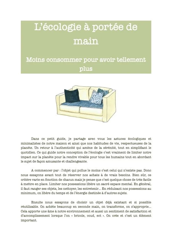 Livret numérique : L'écologie à portée de main