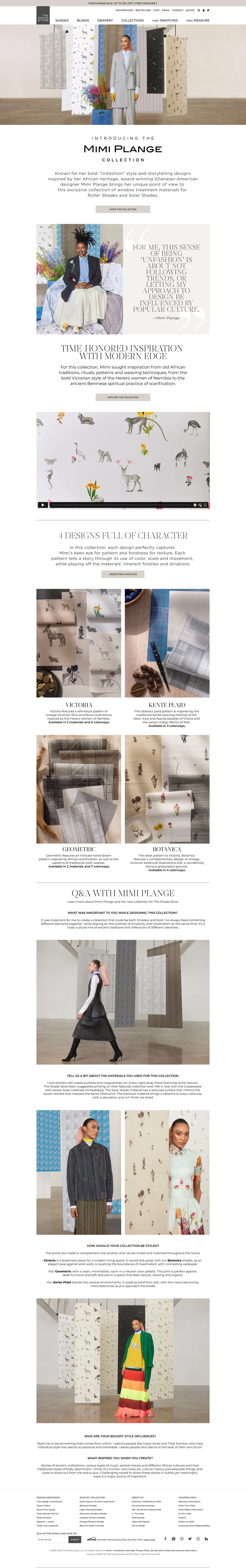 Collection Landing Page