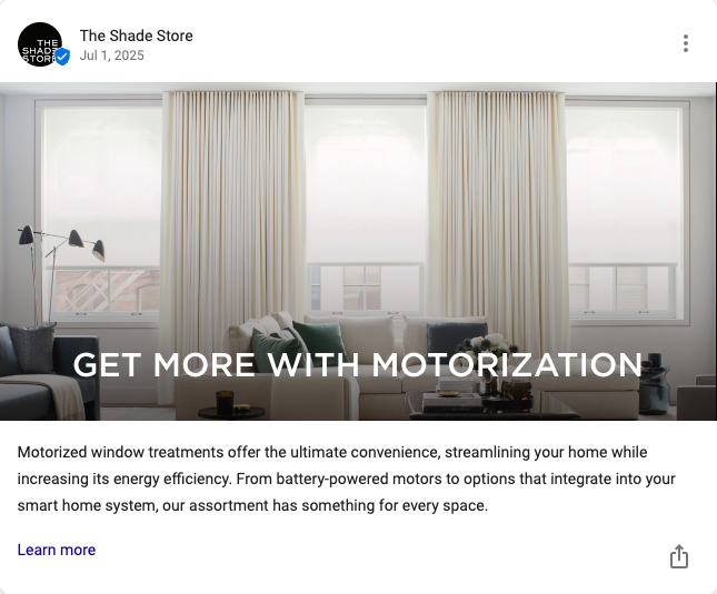 Google Business Post