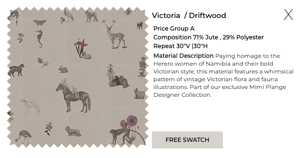 Material Name, Color & Description - Victoria, Driftwood