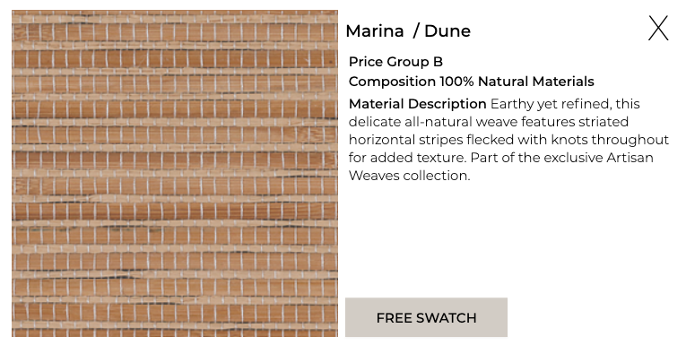 Artisan Weaves Collection - Material Description