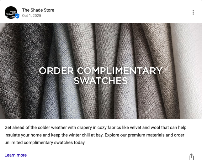 Google Business Post