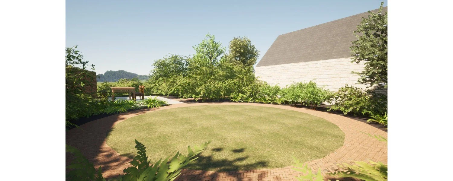 umber-garden-design-lower-tysoe-circular-lawn-cobble-path-render.jpg