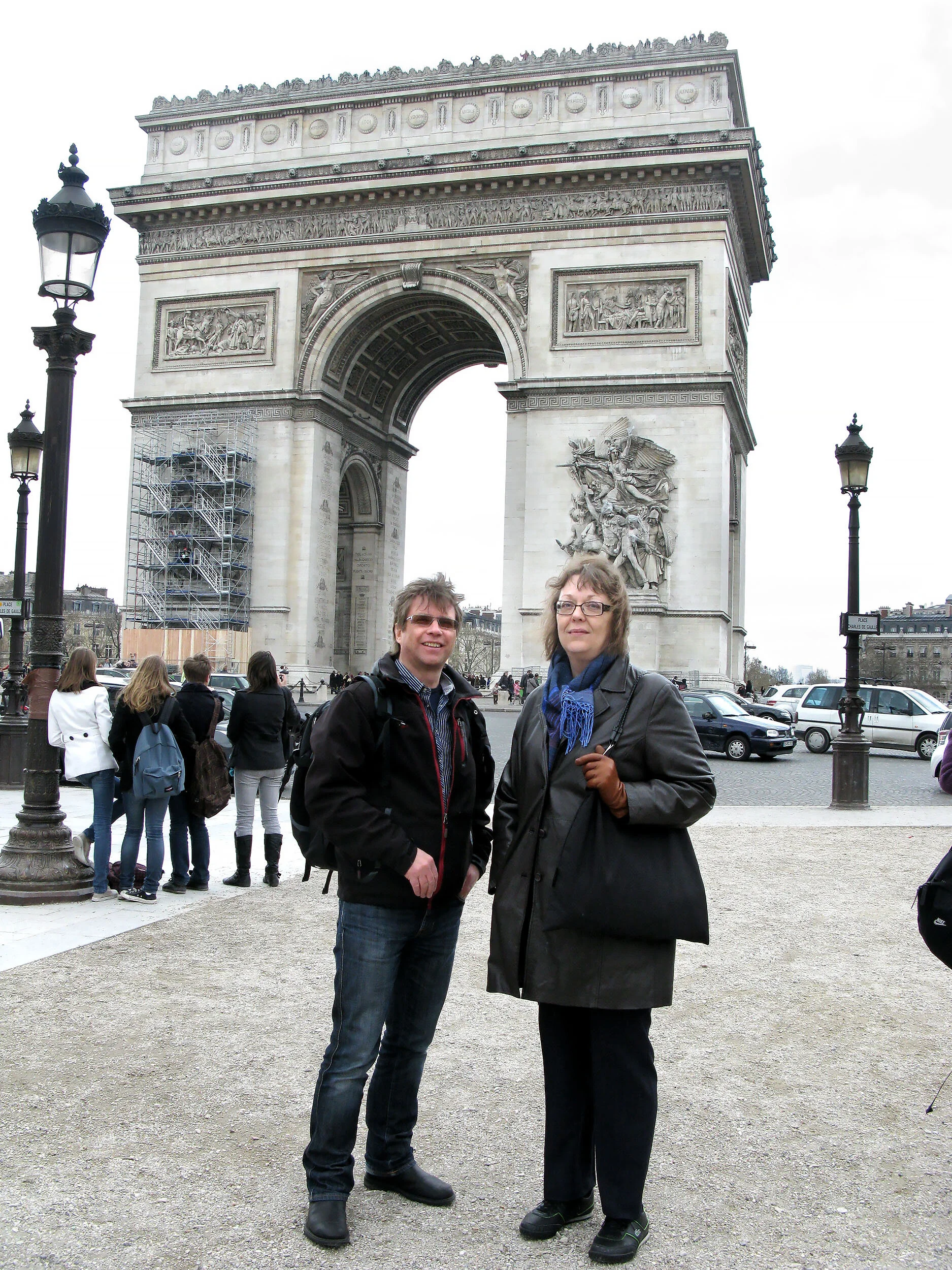 Gunnar och Karina i Paris.