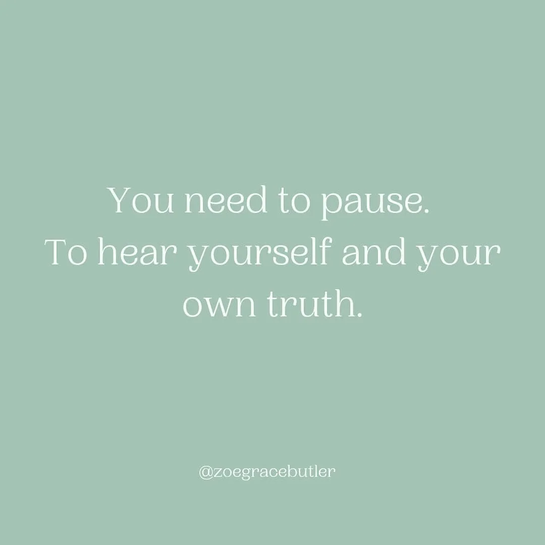 Daily reminder to PAUSE ⏸️ If everything feels very noisy, have a look at your day &amp; week and see if you are filling every moment with &quot;stuff&quot;.

It&rsquo;s so easy to constantly have things going on &amp; noise around us. 

Often we thi