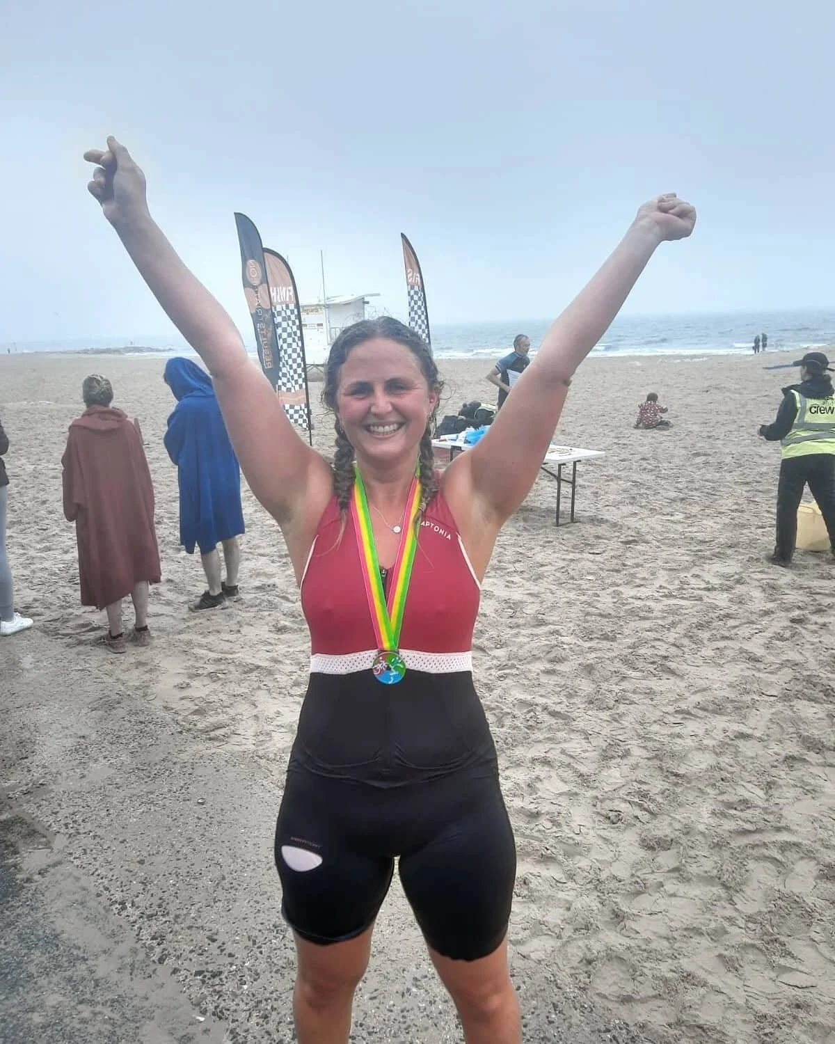 I got my first road bike at the start of lockdown 1.0 to feel a sense of freedom &amp; adventure.

Sea swims, cycles and beach runs have been my escape this year so it was a huge achievement to complete my first sprint triathlon this weekend! 

I wan