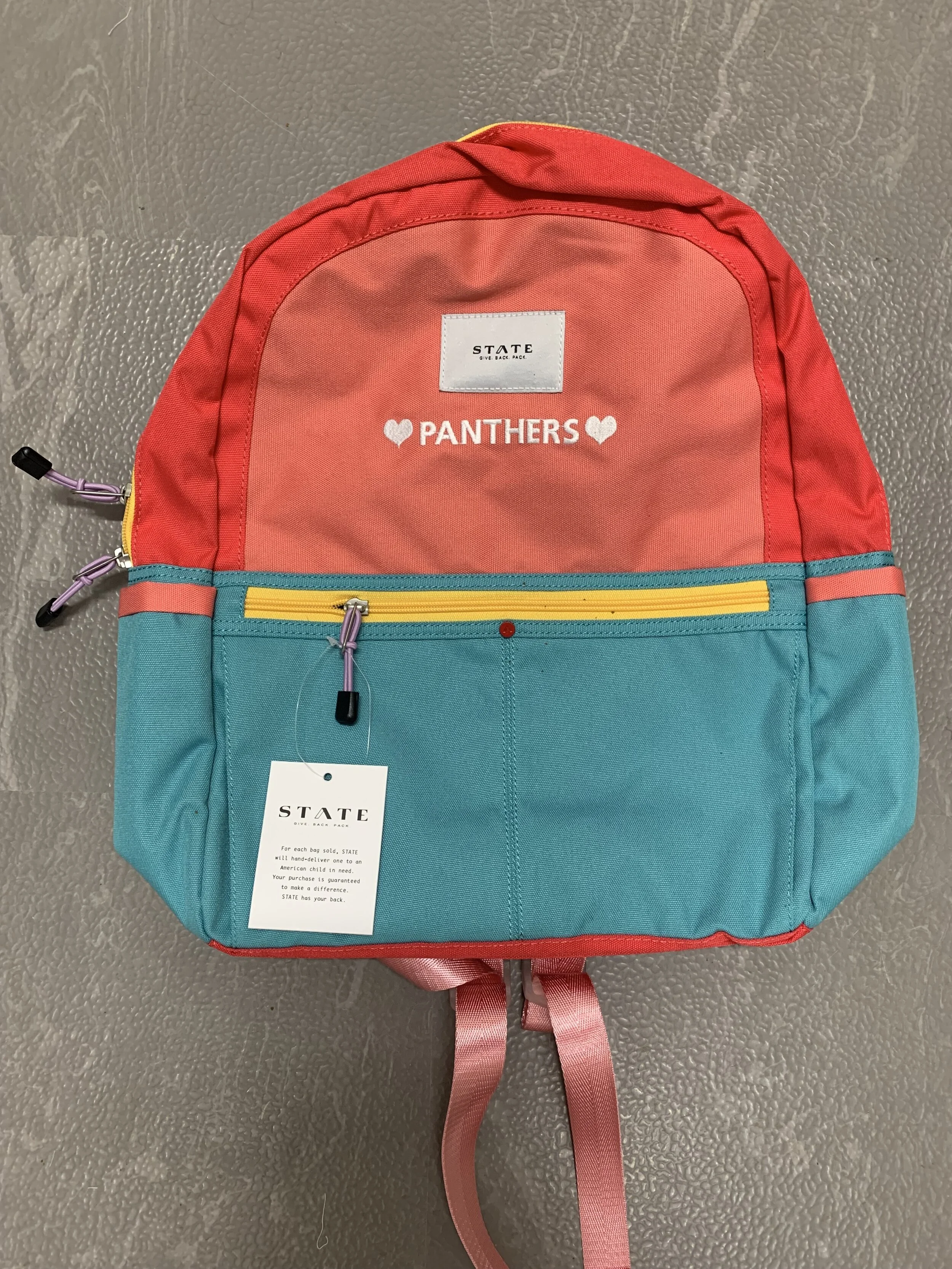 panthers bookbag