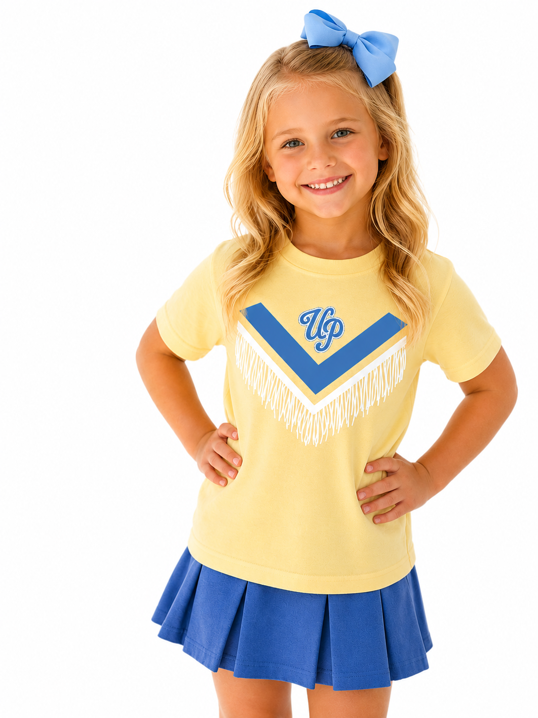SS_Comfort Colors Youth Tee - UP Belles Fringe (Butter Yellow)