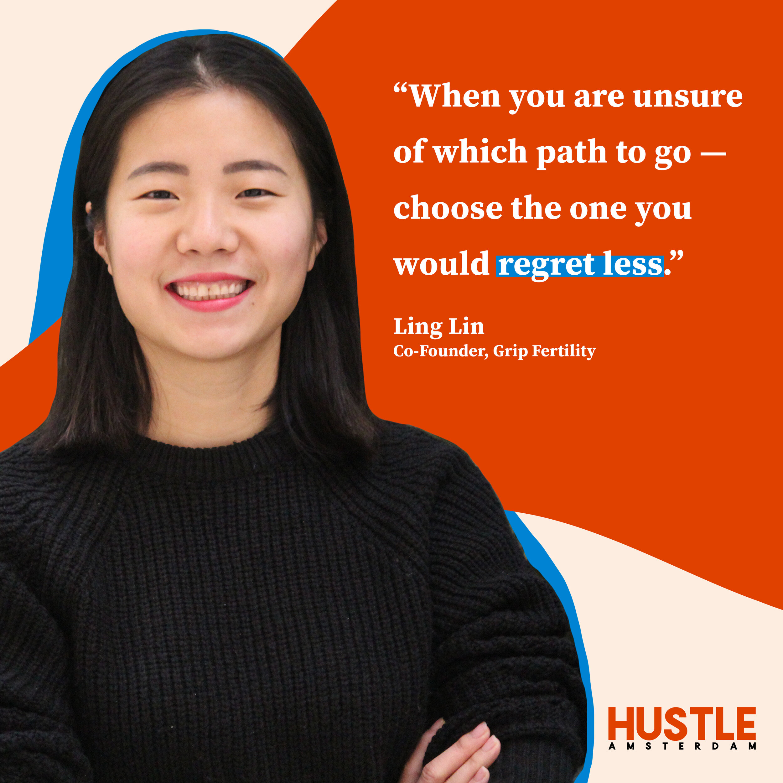 Ling Lin, CoFounder of Grip Fertility — Hustle Amsterdam