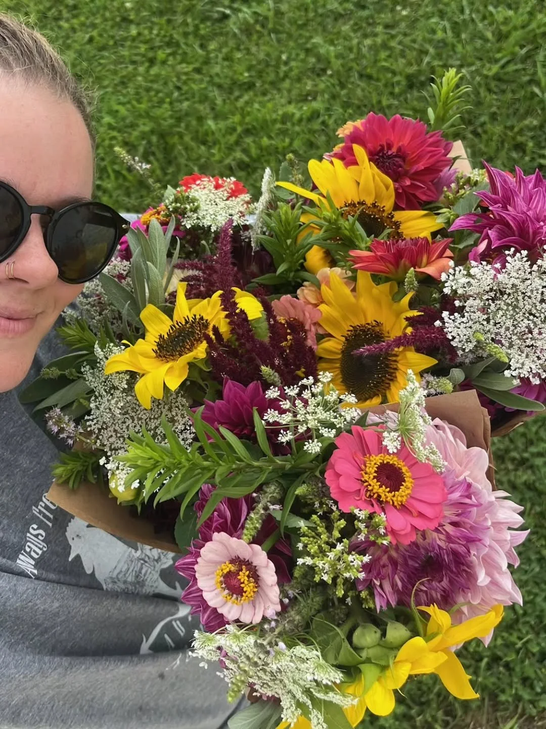 Gracie J just dropped some fresh flowers for you at Food Country in Abingdon!