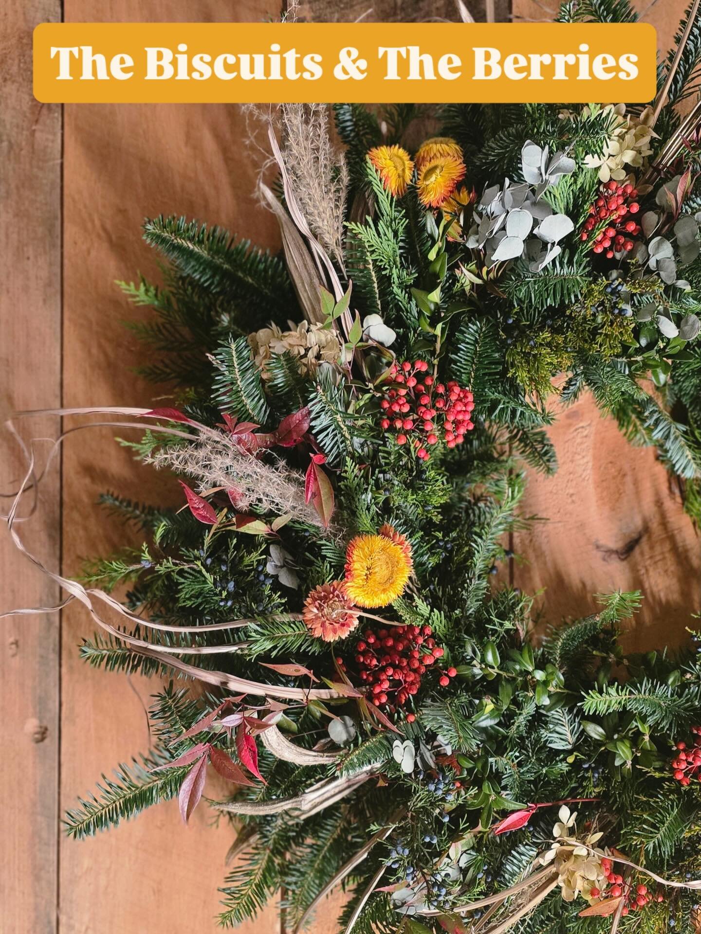 It&rsquo;s TIIIIIIIIIMMMEEEE!!!! Wreaths are selling out fast on the Stormbrew website, so it&rsquo;s time to get yours now! We would love to help make your home more magical for the holidays with our one-of-a-kind wreaths! 

The Biscuits &amp; The B