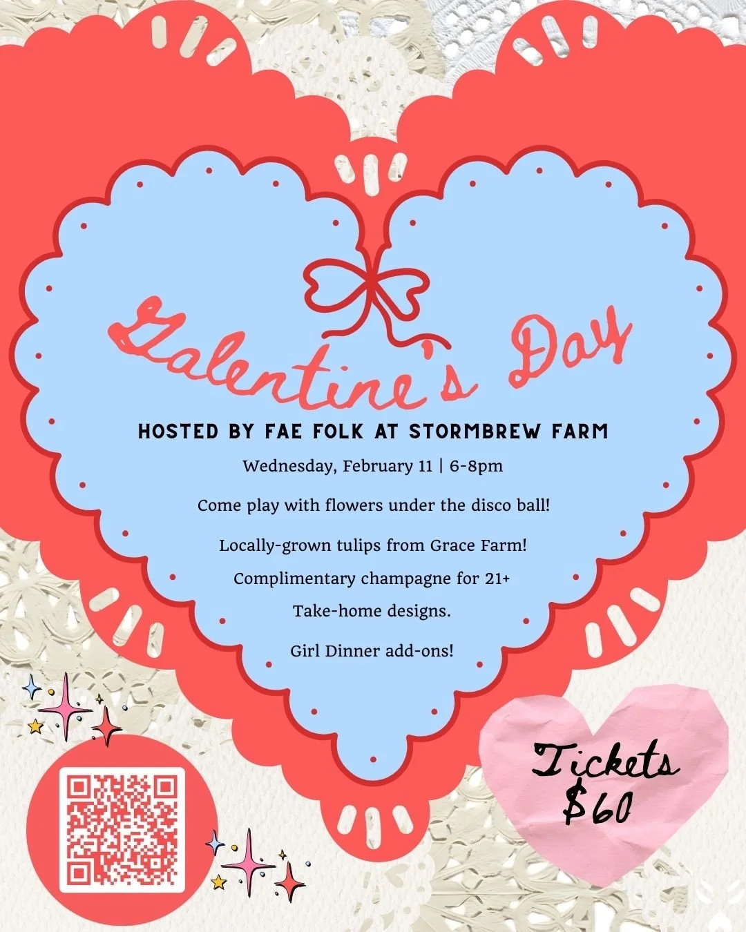 Galentine’s Floral Play Party | 11 February