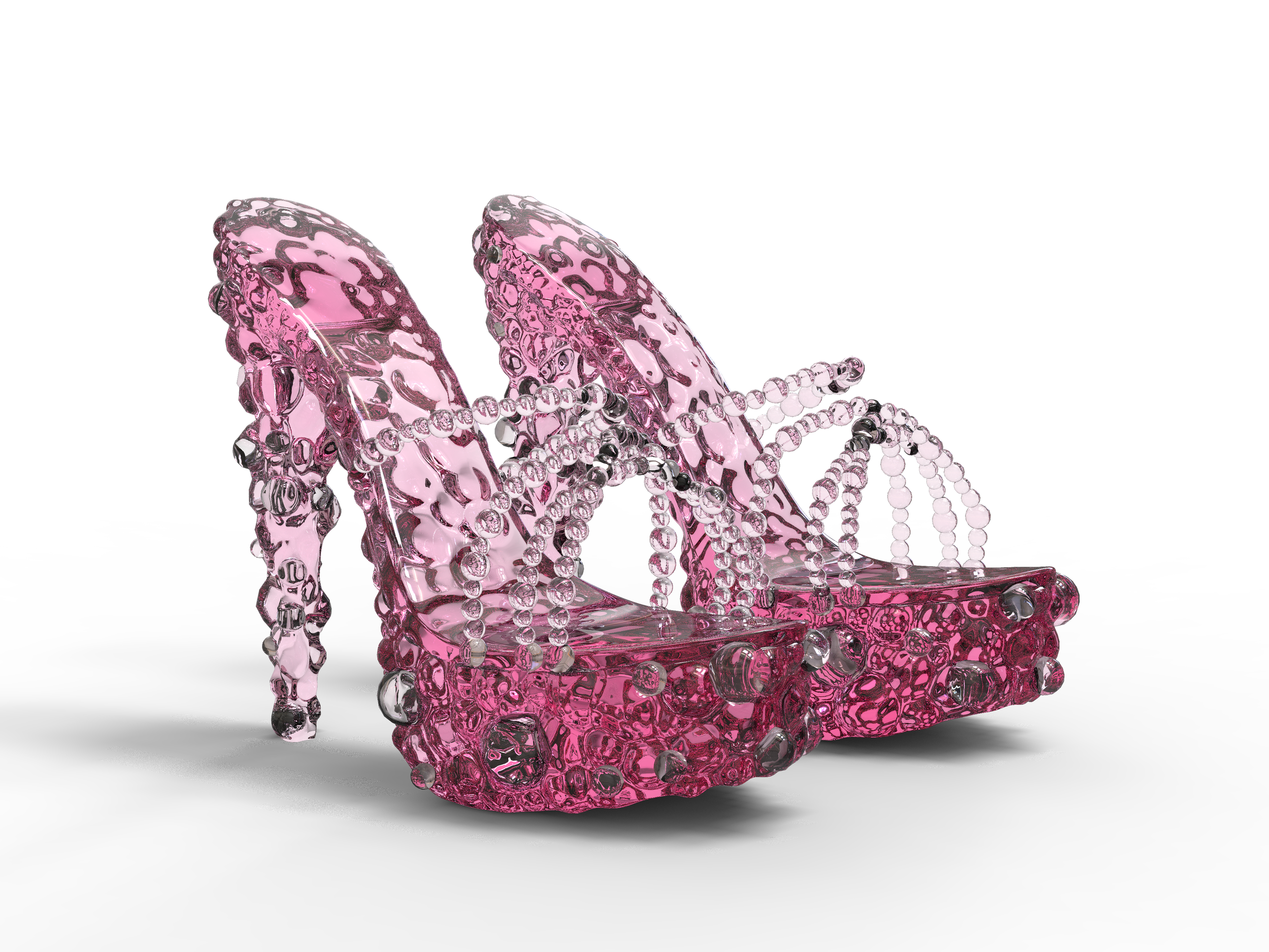 bubble heel trainers