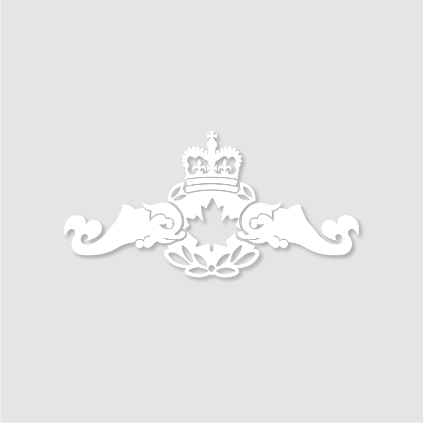 Canadian Submarine Qualification Die-Cut Decals