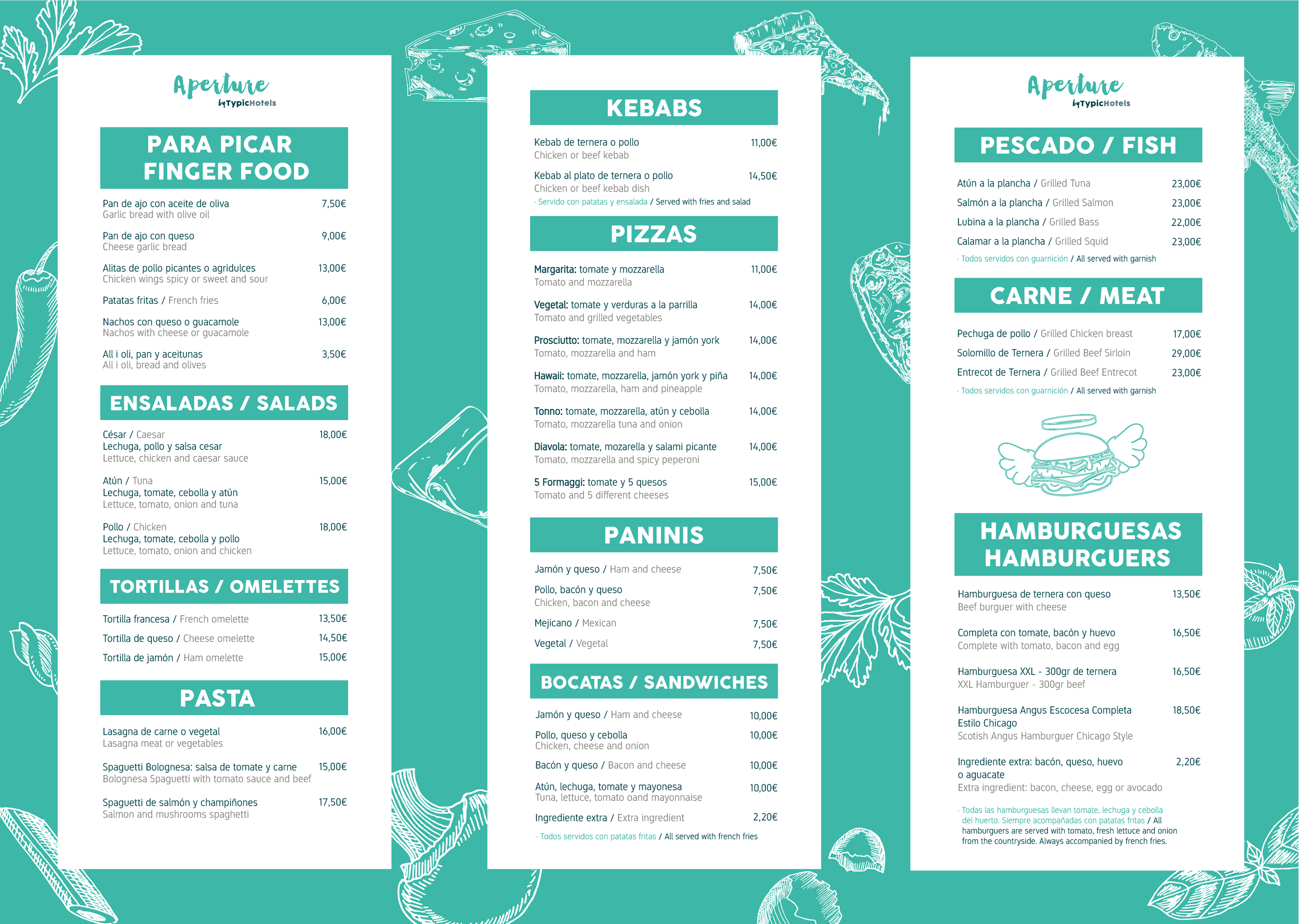 Carta Comida 2
