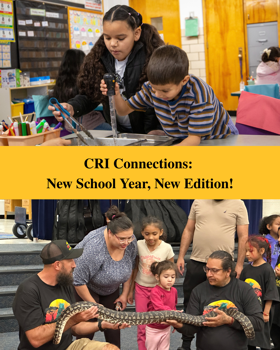 CRI Connections: New School Year, New Edition