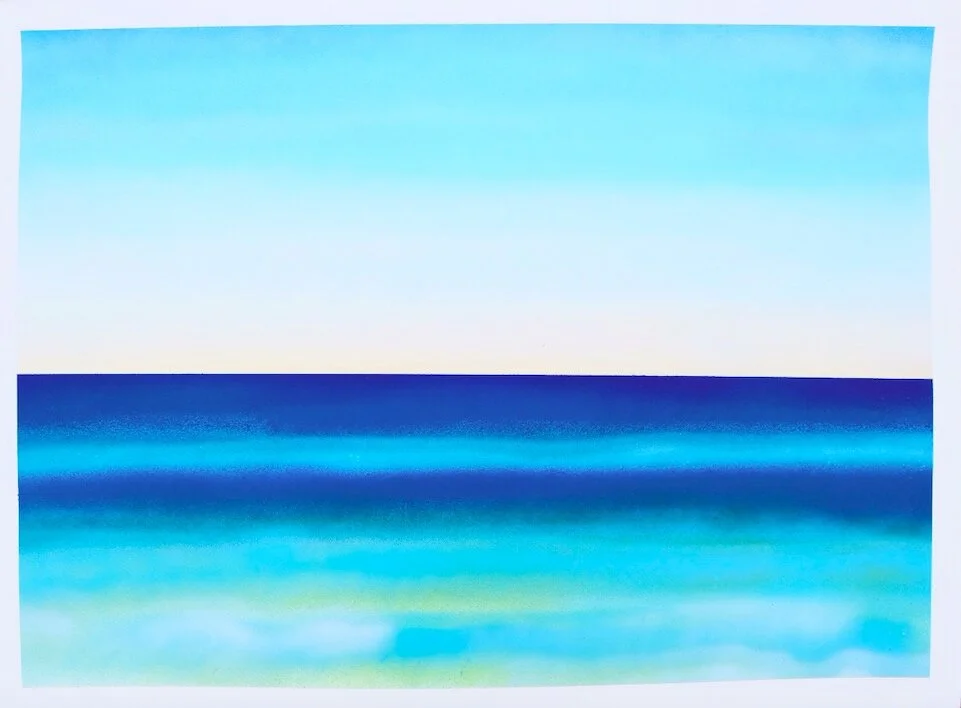 Santa Rosa Beach, FL22” x 30” spray paint on paper