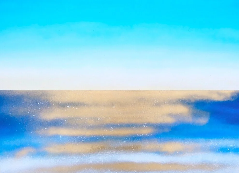 Santa Rosa Beach, FL22” x 30” spray paint on paper