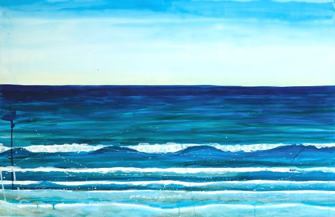 Horizon at Tillicum Beach, OR26” x 40” ink on paper