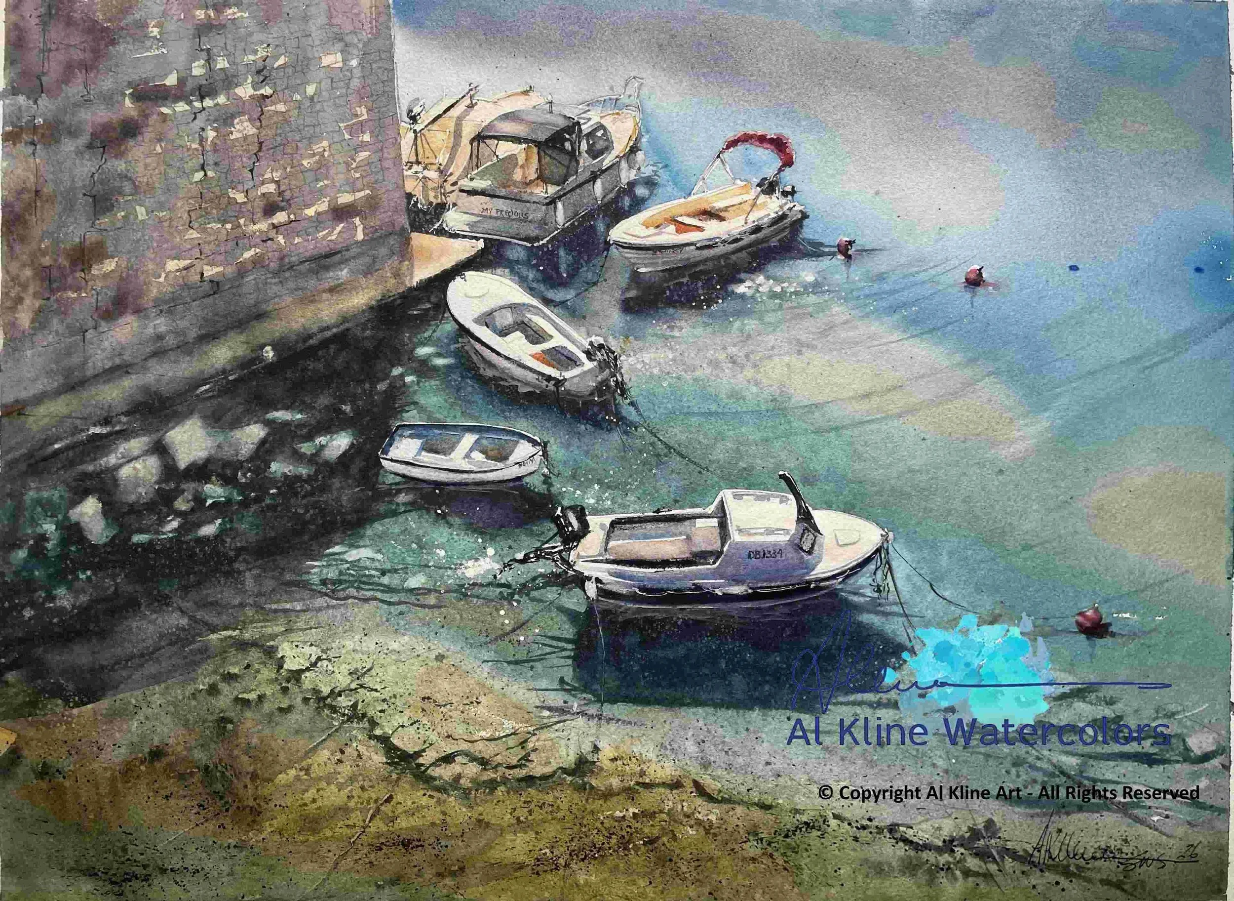 Blue Calm in Dubrovnik (22 x 30) (Copyright).jpg