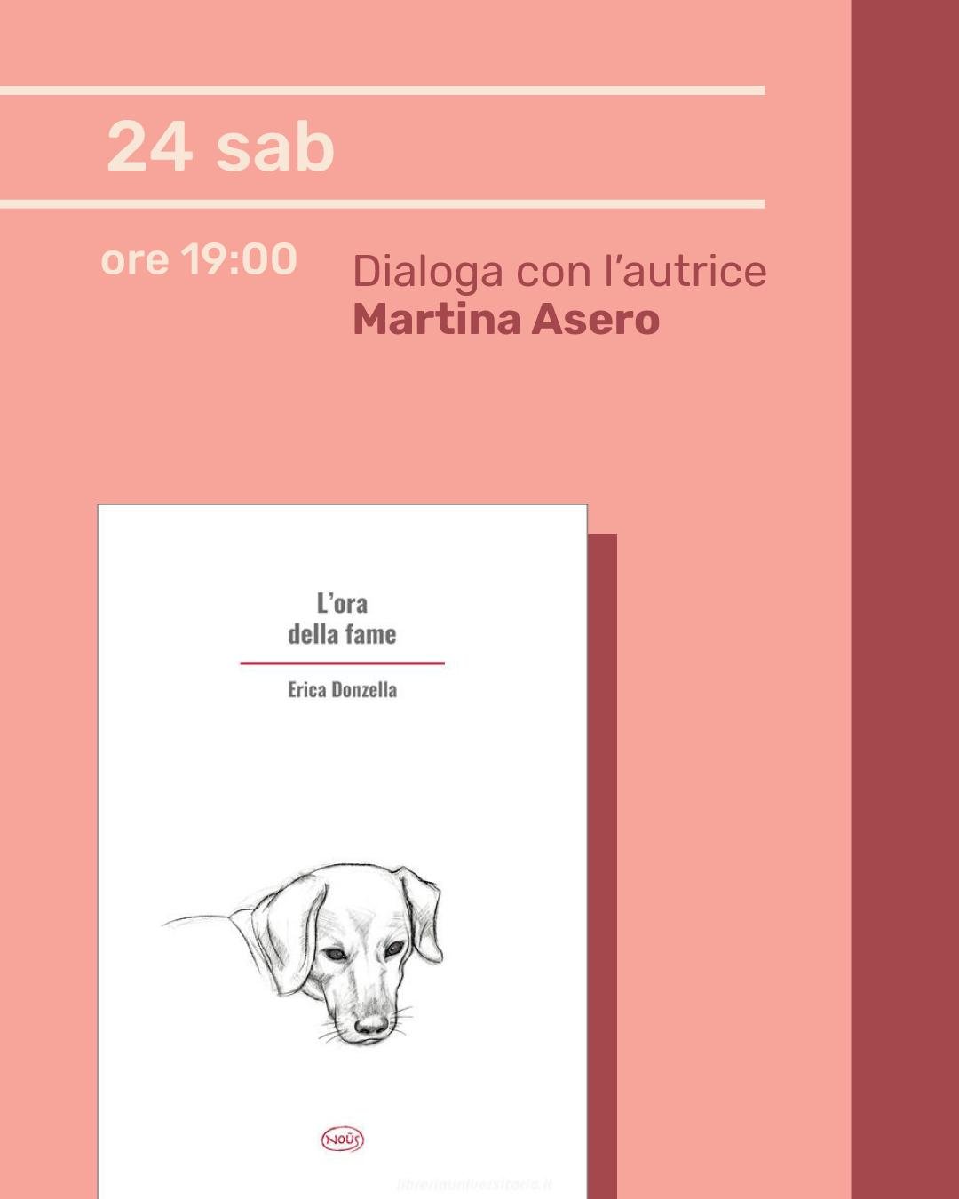 Presentazione de "L'ora della fame" di e con Erica Donzella