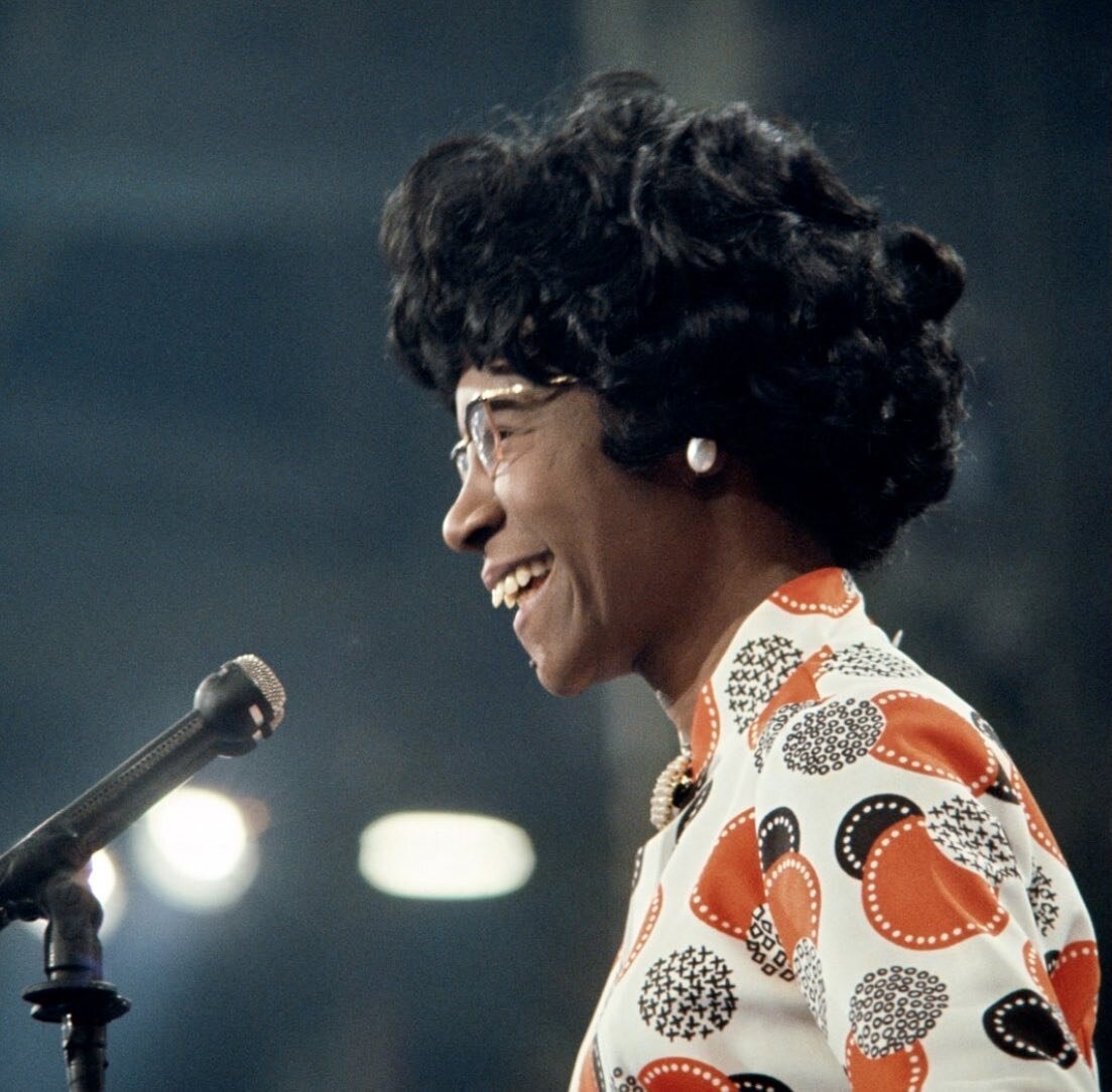 OTD November 5, 1968 Shirley Chisholm became the first Black woman elected to Congress, and in 1972, the first African American as well as the first woman to run for the Democratic Party&rsquo;s nomination for President.  In 2015, Chisholm was posthu