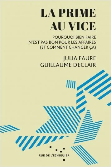 Couverture du livre La prime au vice