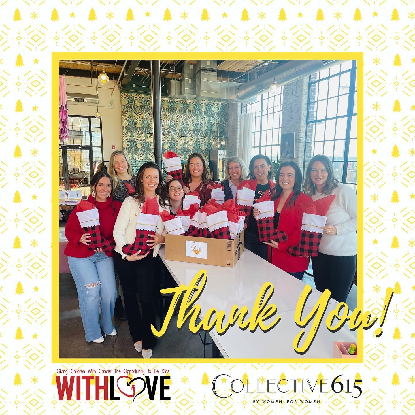 Stocking Stuffers &hearts;️🧦

Thank you @collective615 for sponsoring our Stocking Stuffers again this year! We had so much fun attending your holiday potluck on Tuesday and loved connecting with your beautiful and inspiring members. 

We are gratef
