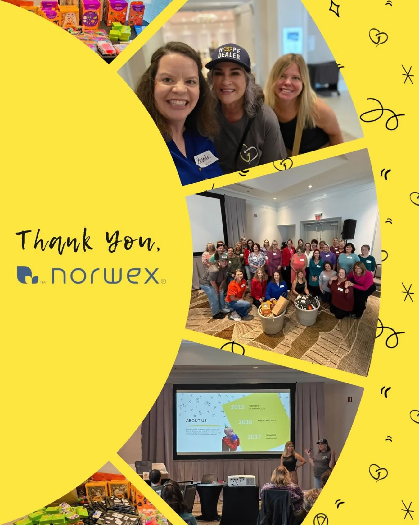 Thank you, @norwex 💛 

Today, WithLove had the honor to present at Nashville&rsquo;s Norwex Super Saturday where items were donated towards our Halloween craft kits for local children with cancer 🎃 special thanks to Brenda and team for giving back 