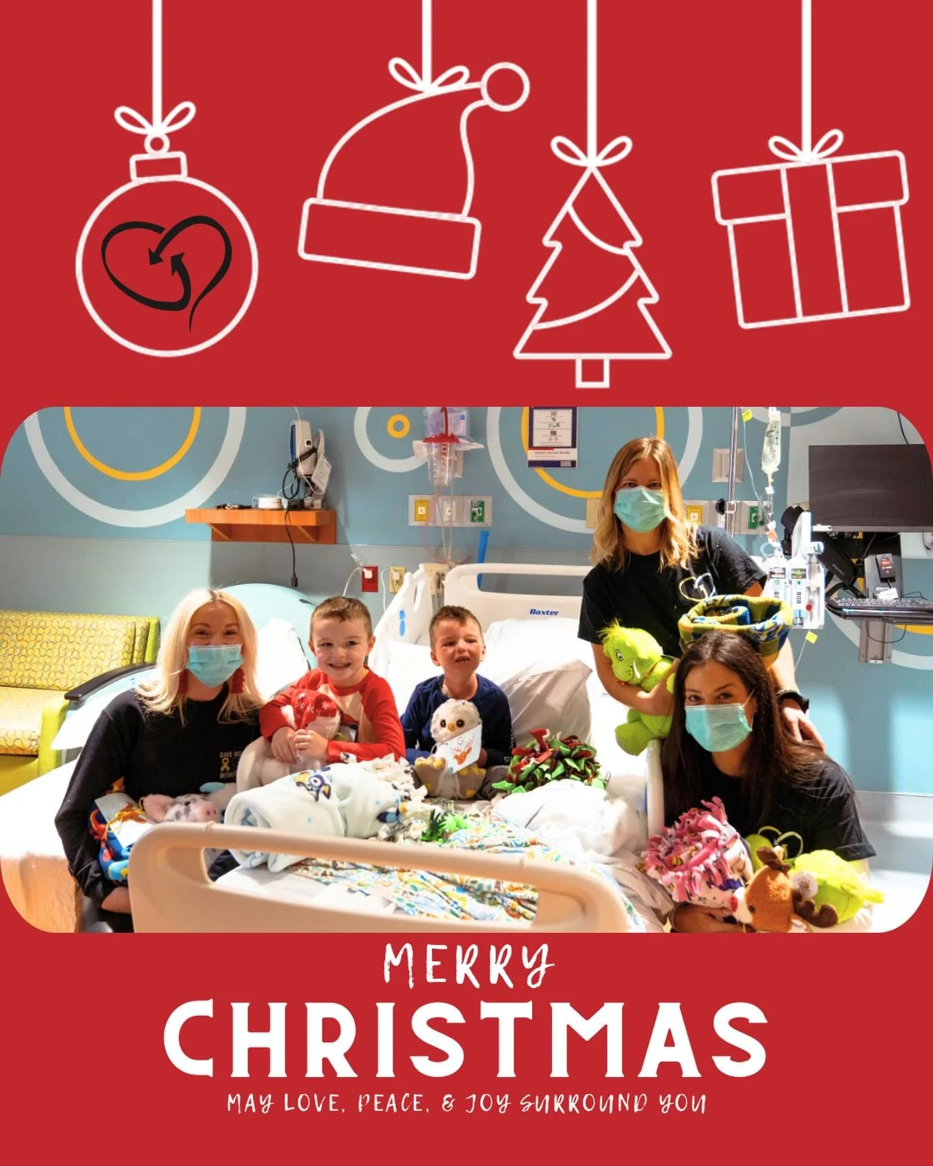 Merry Christmas #withlove ❤️🎄

Because of you, families felt uplifted, kids were comforted, and compassion showed up right where it was needed most this year. Thank you for being part of our mission and for helping us deliver hope this season and al