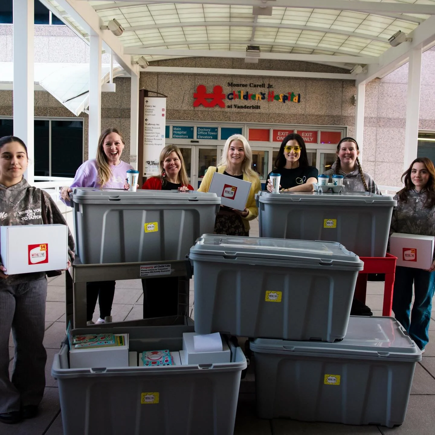 We wrapped up love week with a craft show @vumcchildren 💝

Thank you for having us @ryanfoundation 🫶 we had a wonderful time celebrating our 14th anniversary with you and all of our incredible new valentines 🥰 

From heart glasses to slime, custom