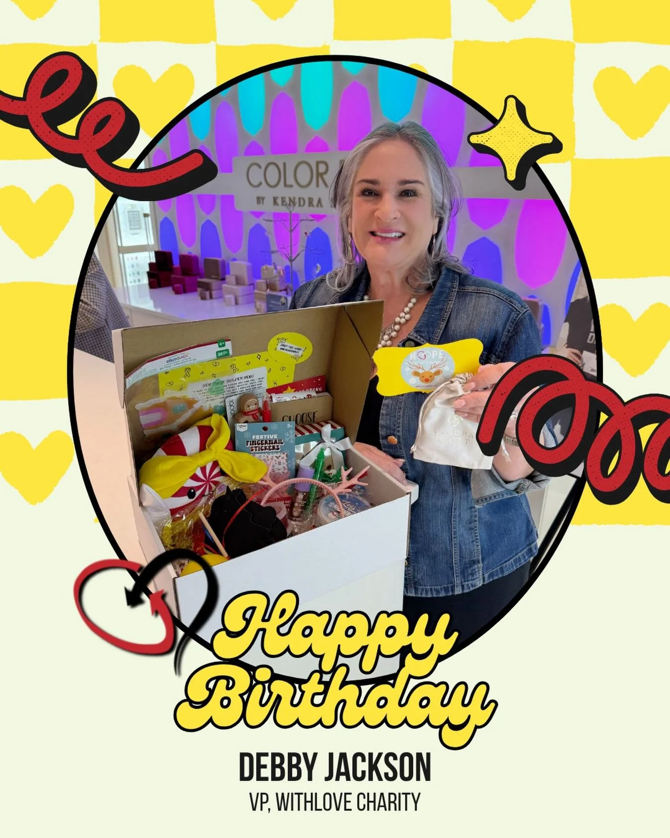 Happy Birthday, Debby 🎉

Help us show some love for our VP and birthday girl, Debs today! She first began volunteering with us in 2023 and joined our board in 2024. We are so grateful to have her a part of our team, as she brings so much light into 