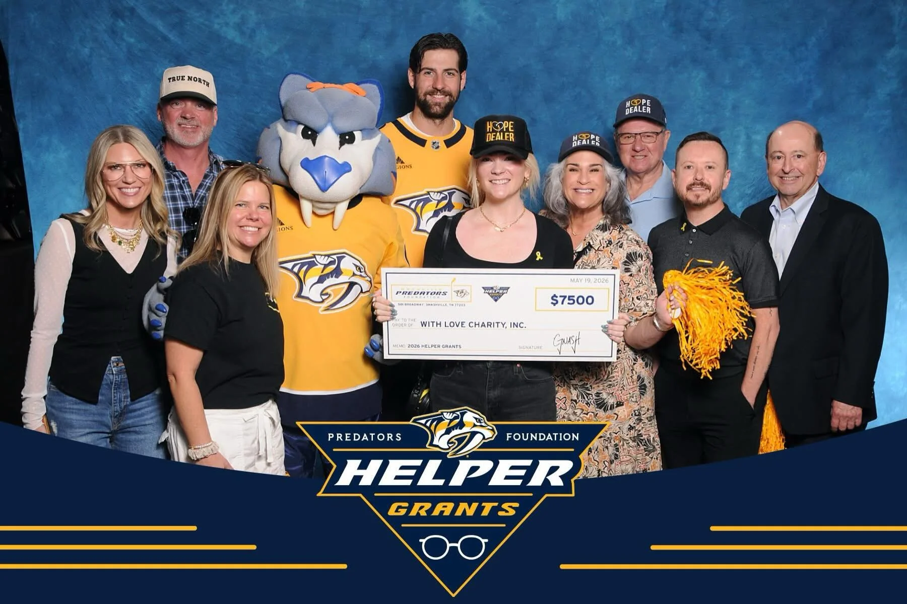 Honored doesn&rsquo;t even begin to describe it 💛

We are incredibly grateful to the @predsfoundation for awarding WithLove Charity a $7,500 Helper Grant in support of our mission serving local children battling cancer and their treatment facilities