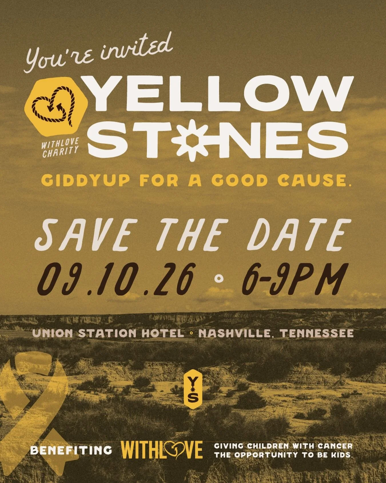 Heel, toe, dosey doe 🤠 come on Nashville, let&rsquo;s giddy up for a good cause!

It&rsquo;s time to mark your calendars for our Annual YellowStones event - this year, we&rsquo;re excited to announce our new venue&hellip; @unionstationnashville 🎉

