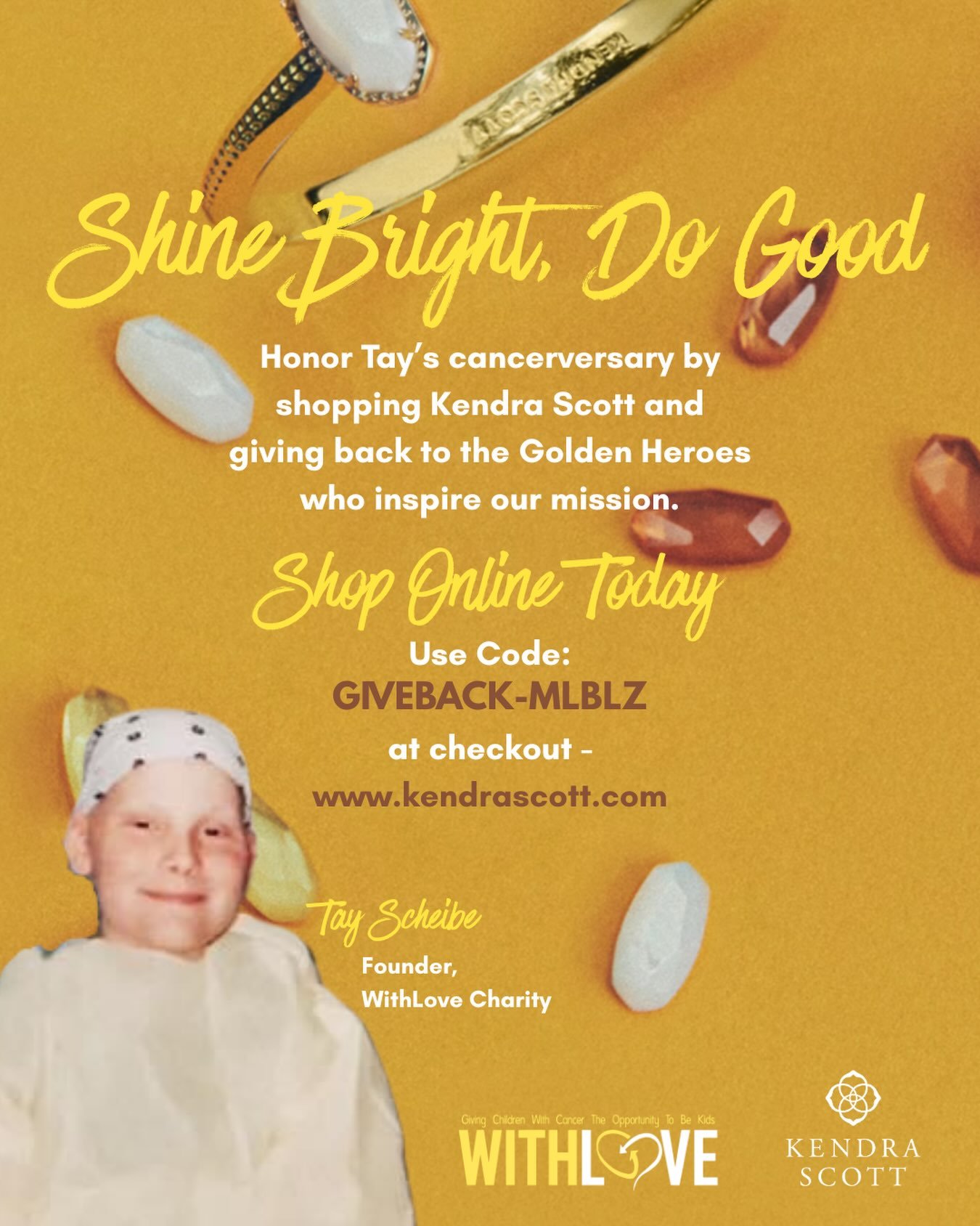 SHINING BRIGHT FOR 25 YEARS 🎗️ 

25 years ago today, our founder @withlove_tay heard the words that would forever change her life: &ldquo;You have cancer.&rdquo; 

Today, we celebrate 25 years since that diagnosis - the life, calling, and mission th