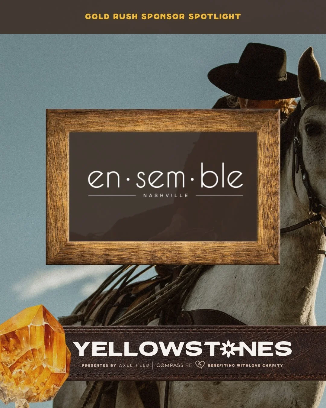 ✨ GOLD RUSH SPONSOR SPOTLIGHT ✨

We&rsquo;re excited to recognize Ensemble Nashville as a Gold Rush Sponsor of YellowStones 2026!

Located in The Nations, @ensemblenashville is a modern and luxury consignment boutique known for its ever-evolving, cur