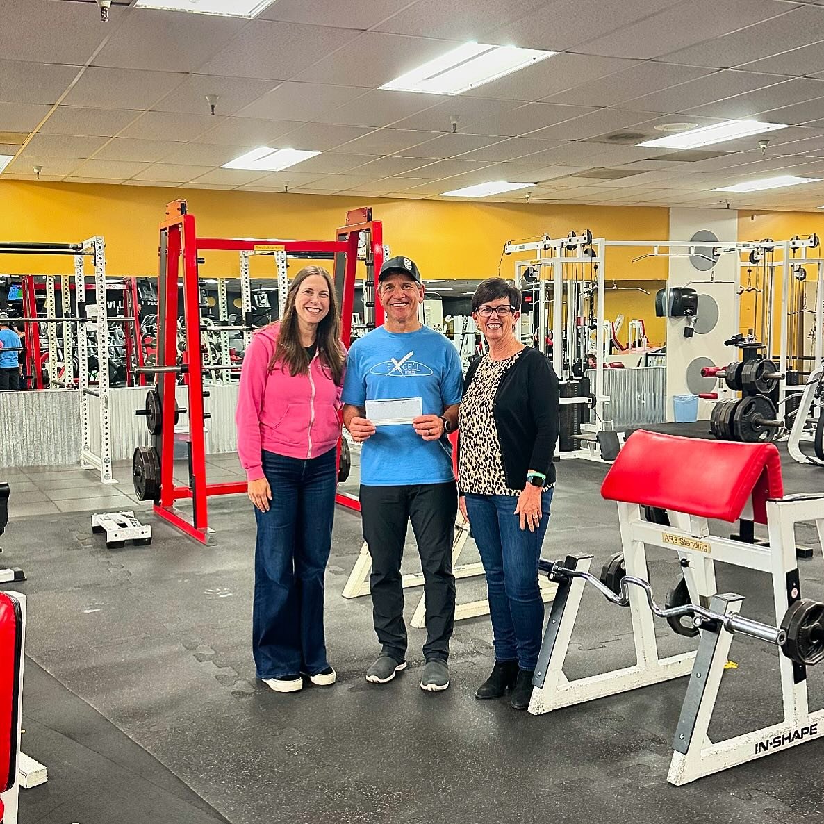 Thank you @macexcellfitness for your continued support of With Courage! In partnership with their amazing gym members they raised $1,000 for With Courage!💞