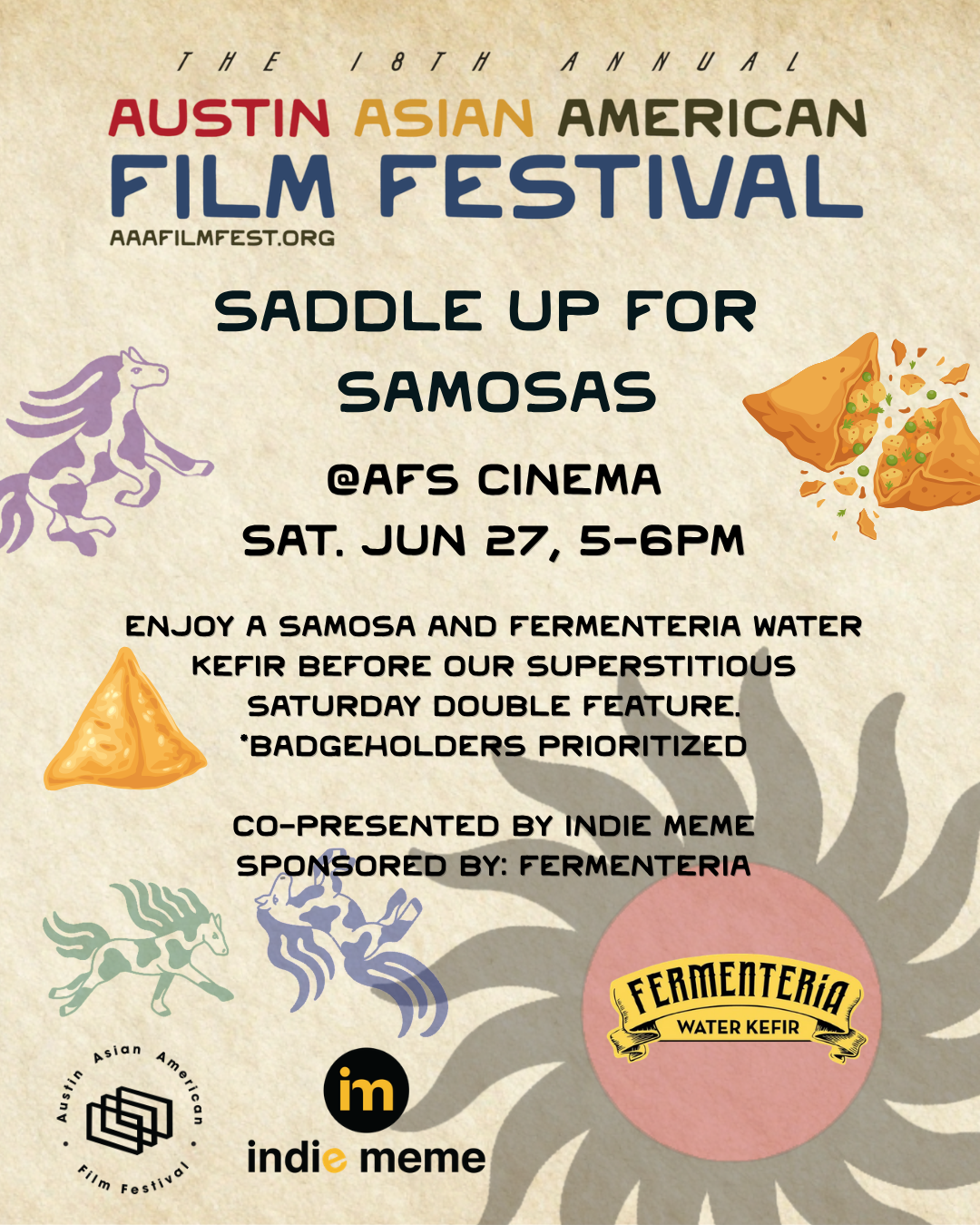 Saddle Up for Samosas!